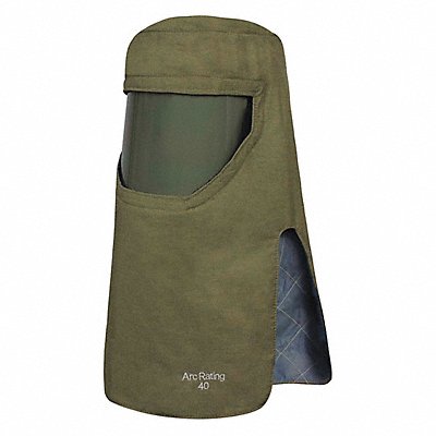 Arc Flash Hood Universal Size Green