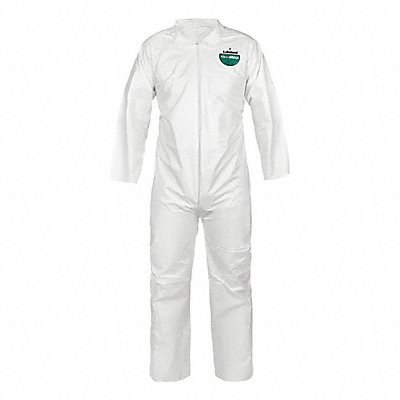 Collared Disposable Coveralls White 3XL