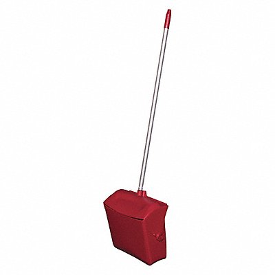 Long Handled Dust Pan Red