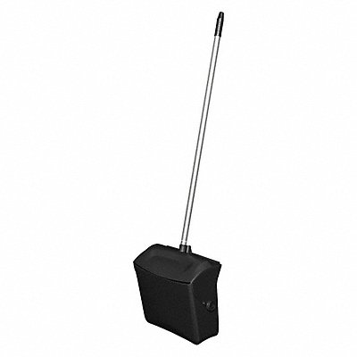 Long Handled Dust Pan Black