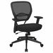 Desk Chair Fabric Black 19-23 Seat Ht