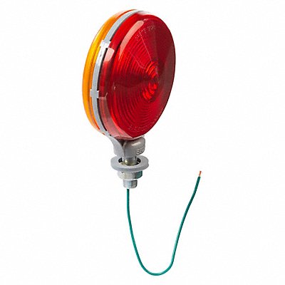 Double Face Lamp Round Red Yellow