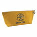 Canvas Tool Bag with Zipper Yellow