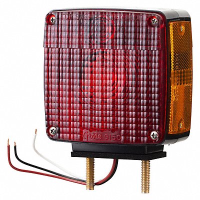 Stop/Turn/Tail Light Square Red Yellow