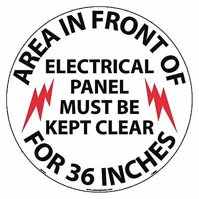 Area In Front Of Electrical Panel Walk O