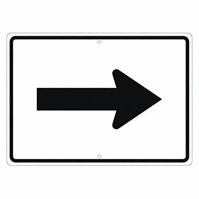 Auxiliary Arrow Right Sign