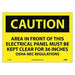 Caution Electrical Hazard Sign