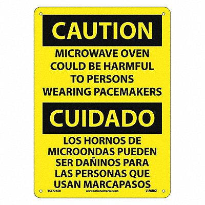 Caution Microwave Oven Harmful Sign Bili