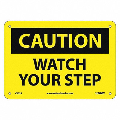 Caution Watch Your Step Sign