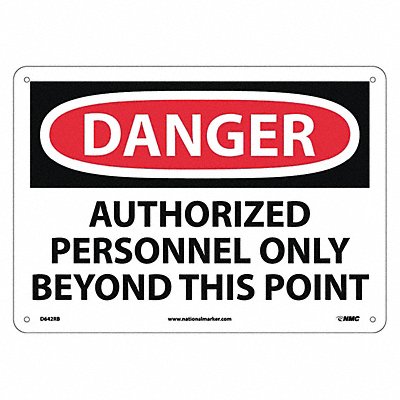 Danger Authorized Personnel Only Beyond