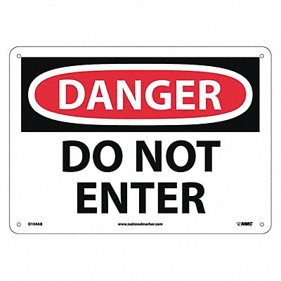 Danger Do Not Enter Sign