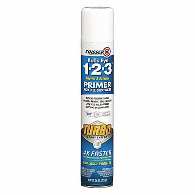 Spray Primer White Flat 26 oz.