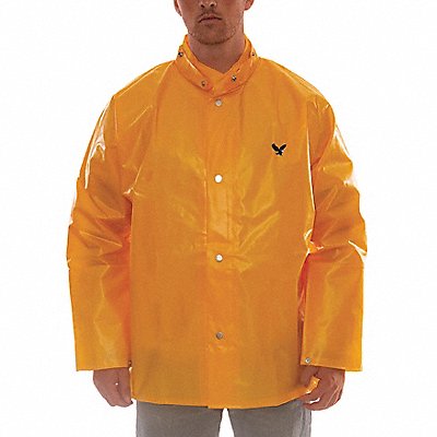 Rain Jacket S Ylw Unisex 0.25mm Thick