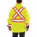 Rain Jacket 3XL Ylw/Green 0.30mm Thick