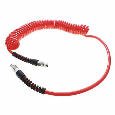 Coiled Air Hose 3/8 ID x 16 ft.