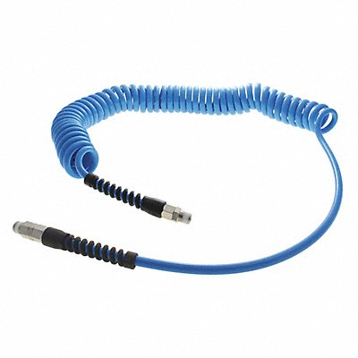 Coiled Air Hose 1/4 ID x 16 ft.