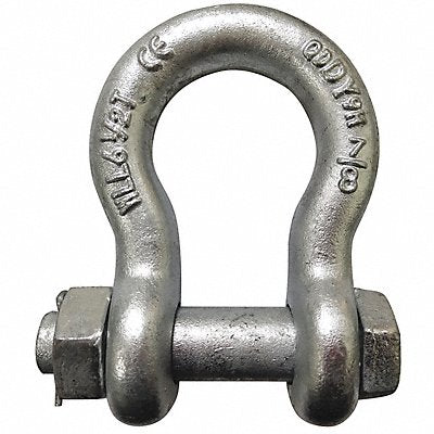 Anchor Shackle Bolt Type 7/16 Body Size