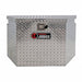 Trailer Tongue Box Silver Single Lid