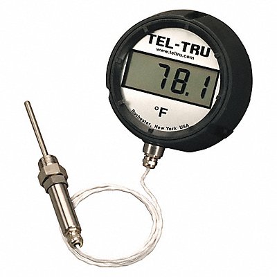 Digital Panel Mount Thermometer RTD 7 H