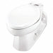 Toilet Bowl Elongated Floor w/BackOutlet