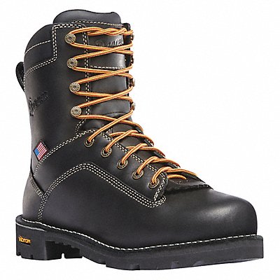 8-Inch Work Boot D 10 Black PR