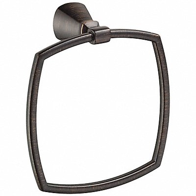 Towel Ring Metal Bronze 7 1/4 in w