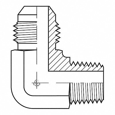 Hose Adapter 3/8 JIC 1/4 BSPT