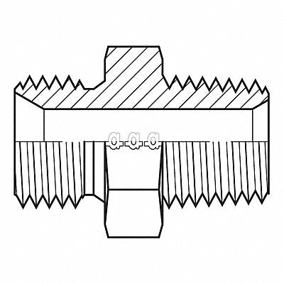 Hose Adapter 3/4 BSPP 3/4 NPT