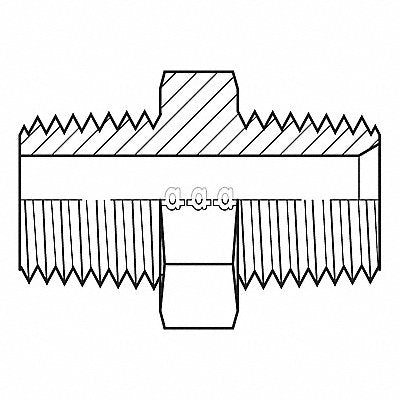 Hose Adapter 1/8 BSPT 1/8 NPT