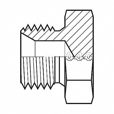 Hose Adapter 3/4 BSPP