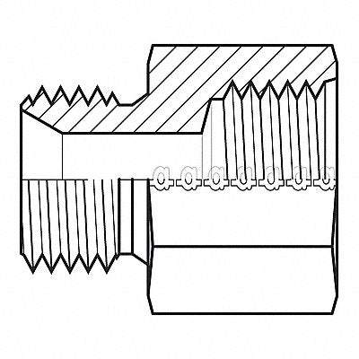 Hose Adapter 3/4 BSPP 3/4 ORB