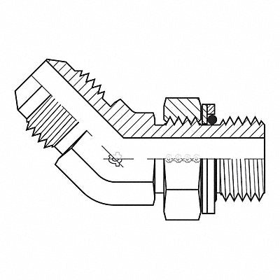 Hose Adapter 1/2 JIC 1/2 BSPP