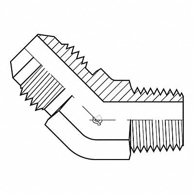 Hose Adapter 1/4 JIC 1/4 BSPT