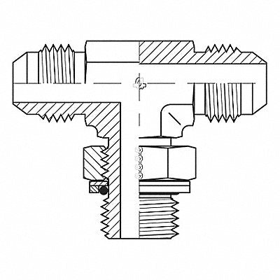 Hose Adapter 1/2 JIC 1/2 JIC