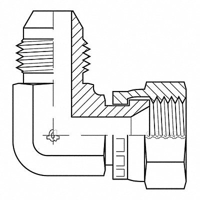 Hose Adapter 1/4 JIS 1/4 JIS