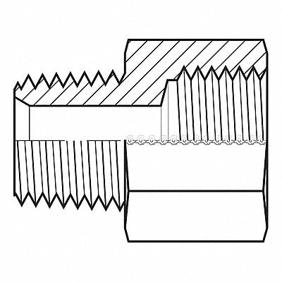 Hose Adapter 1/8 NPT 12 mm