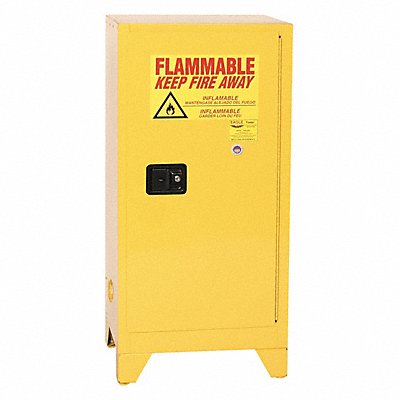 Flammable Liquid Safety Cabinet Yellow