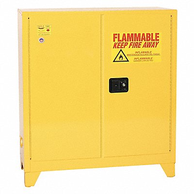 Flammable Liquid Safety Cabinet Yellow