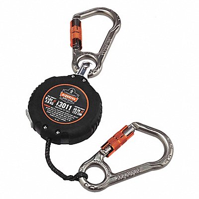 Retractable Lanyard Black 10 to 48 