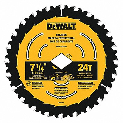 Circular Saw Blade 7 1/4in 24 Teeth PK10