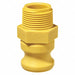 Cam and Groove Adapter 1-1/4 Nylon