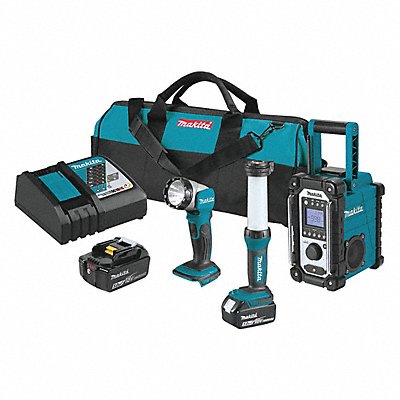 Cordless Combination Kit 3 Tools 18V DC