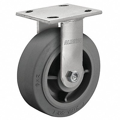 Caster Rubber 350 lb 4 in Wheel Dia