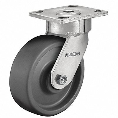 Maintenance-Free Plate Caster Wheel 2 W