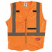 High Visibility Vest S/M Orange/Red