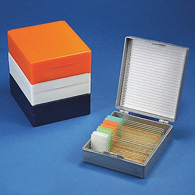 Microscope Slide Box Gray