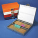 Microscope Slide Box Blue/Gray/OR/Wt PK5