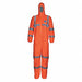 Coveralls 4XL Org Tyvek 500 HV PK25