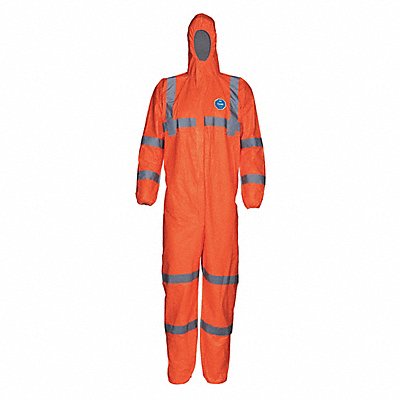 Coveralls 5XL Org Tyvek 500 HV PK25