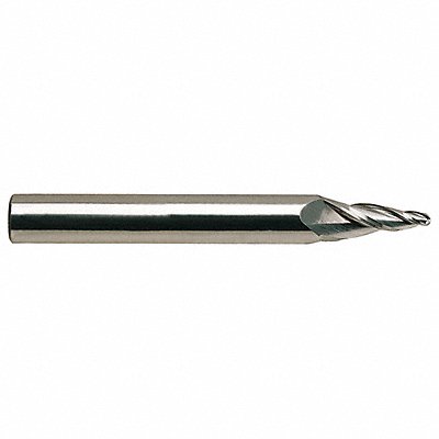 Tapered End Mill Single End 1/2 Carbide